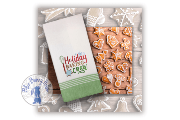 Holiday Baking Crew: A Warm, Whimsical Christmas Embroidery Pick