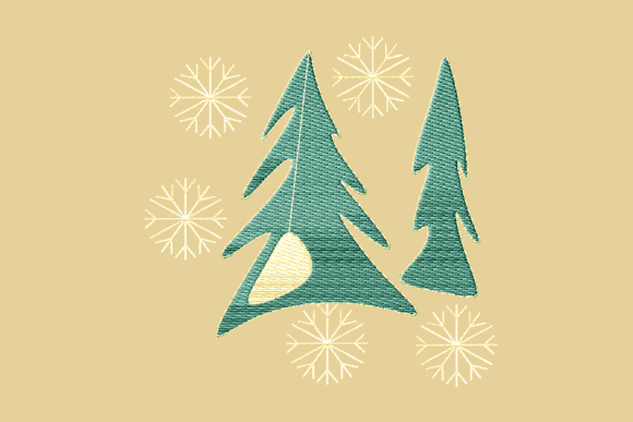 Pine Trees and Snow: A Real-World Embroidery Review