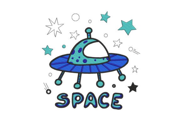 Space Ship Embroidery Design Review