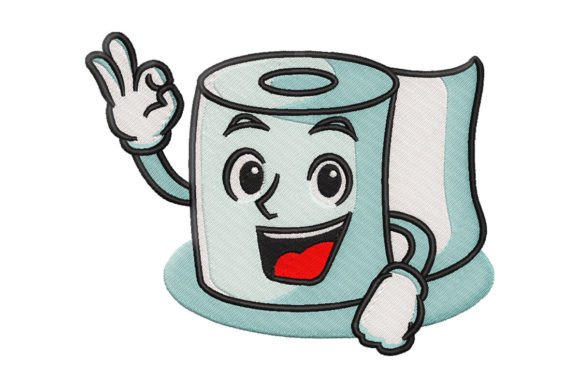 Toilet Paper Roll: A Playful Holiday Embroidery Pick