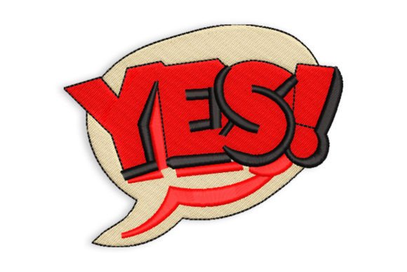Yes: A Fresh, Festive Embroidery Design for Seasonal Joy